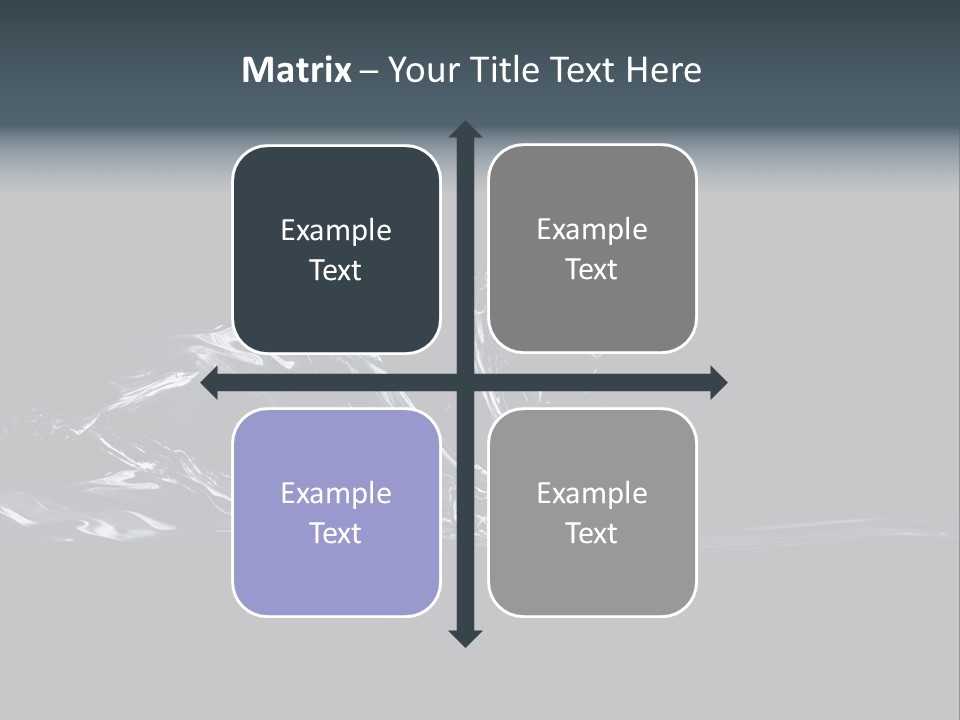 Swim Grace Wildlife PowerPoint Template