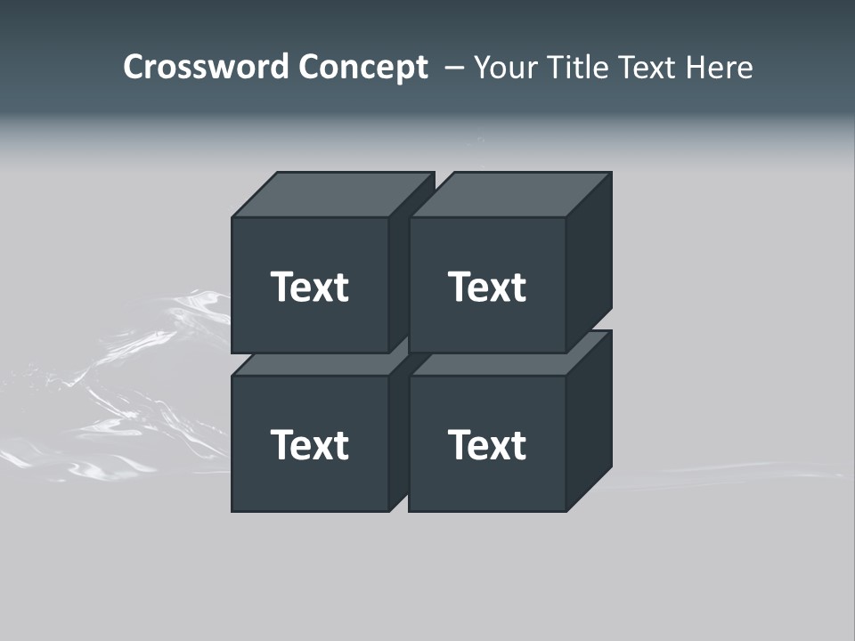 Swim Grace Wildlife PowerPoint Template