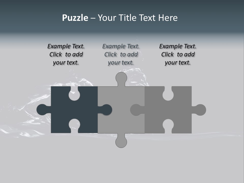 Swim Grace Wildlife PowerPoint Template