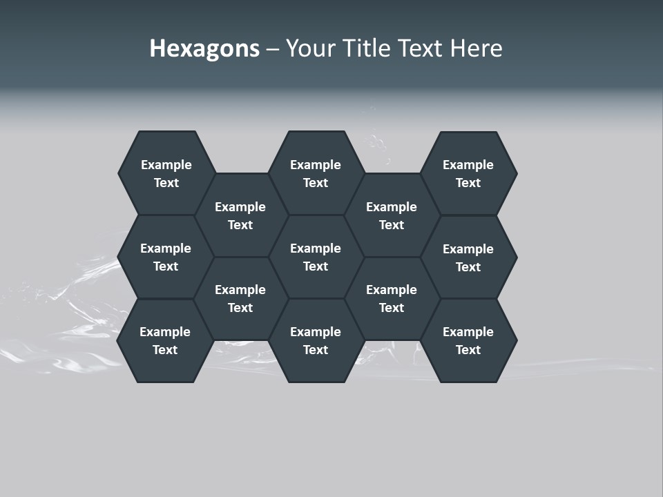 Swim Grace Wildlife PowerPoint Template