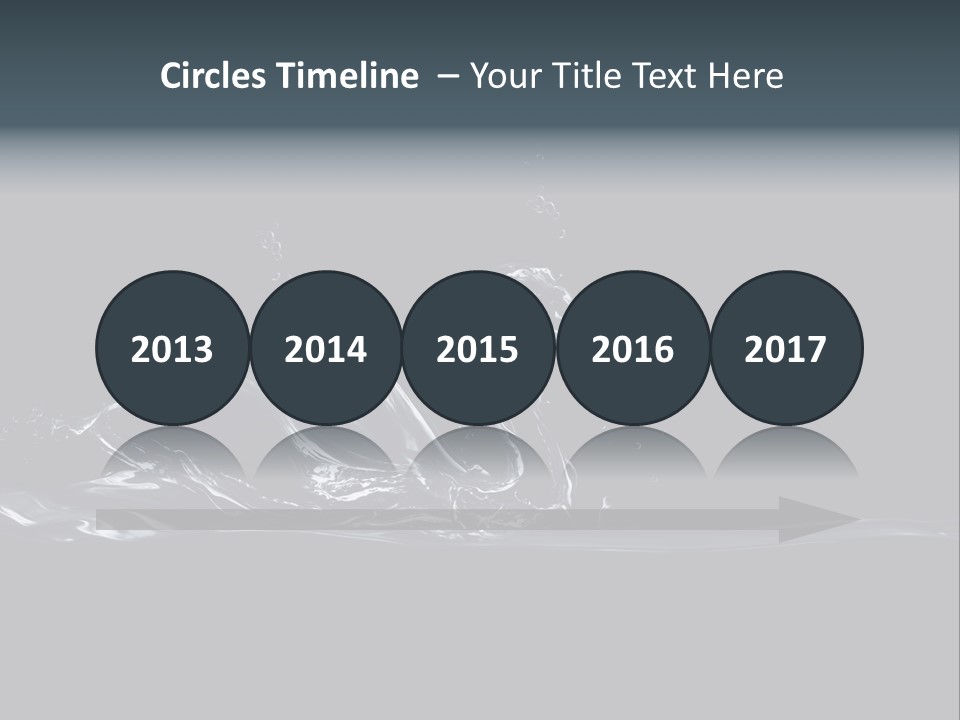 Swim Grace Wildlife PowerPoint Template