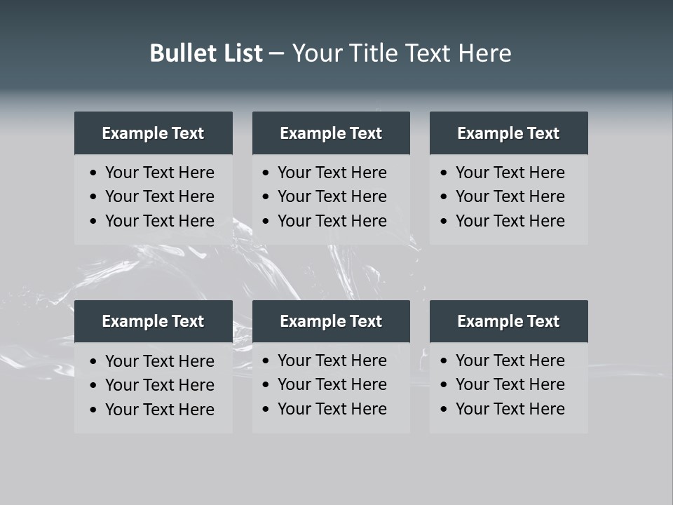 Swim Grace Wildlife PowerPoint Template