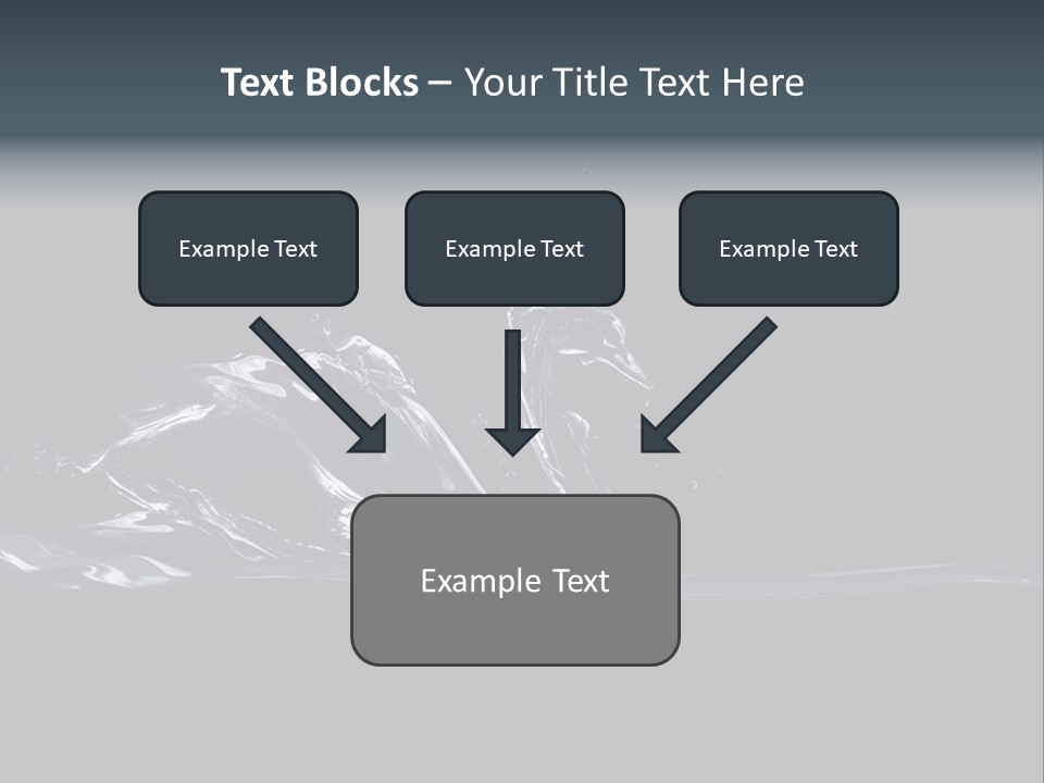 Swim Grace Wildlife PowerPoint Template