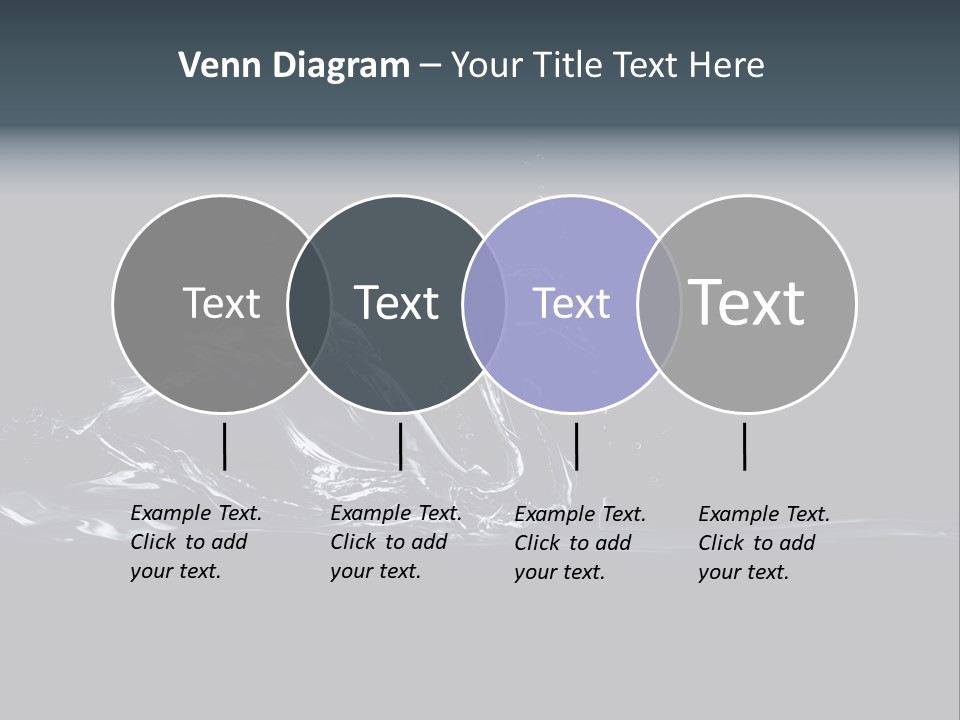 Swim Grace Wildlife PowerPoint Template