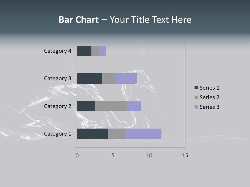 Swim Grace Wildlife PowerPoint Template