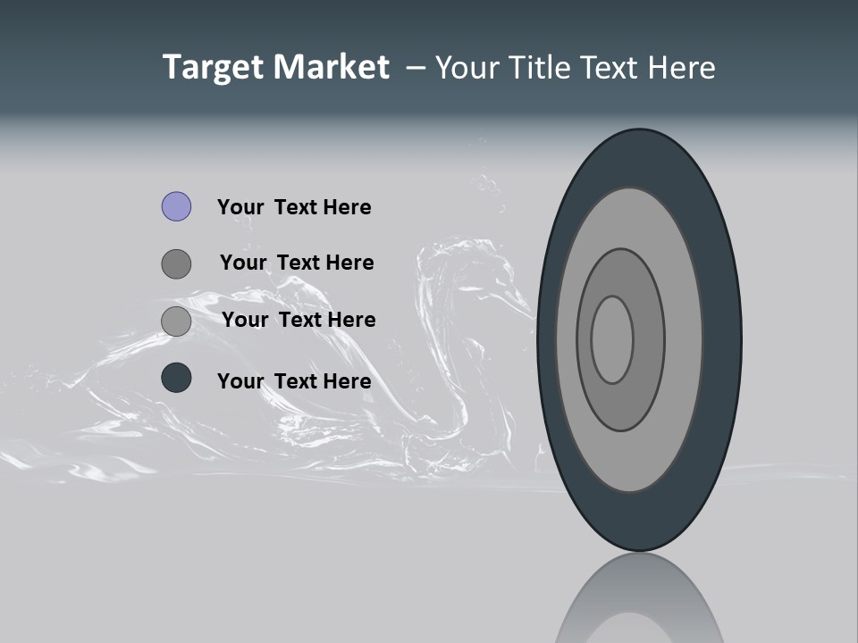 Swim Grace Wildlife PowerPoint Template