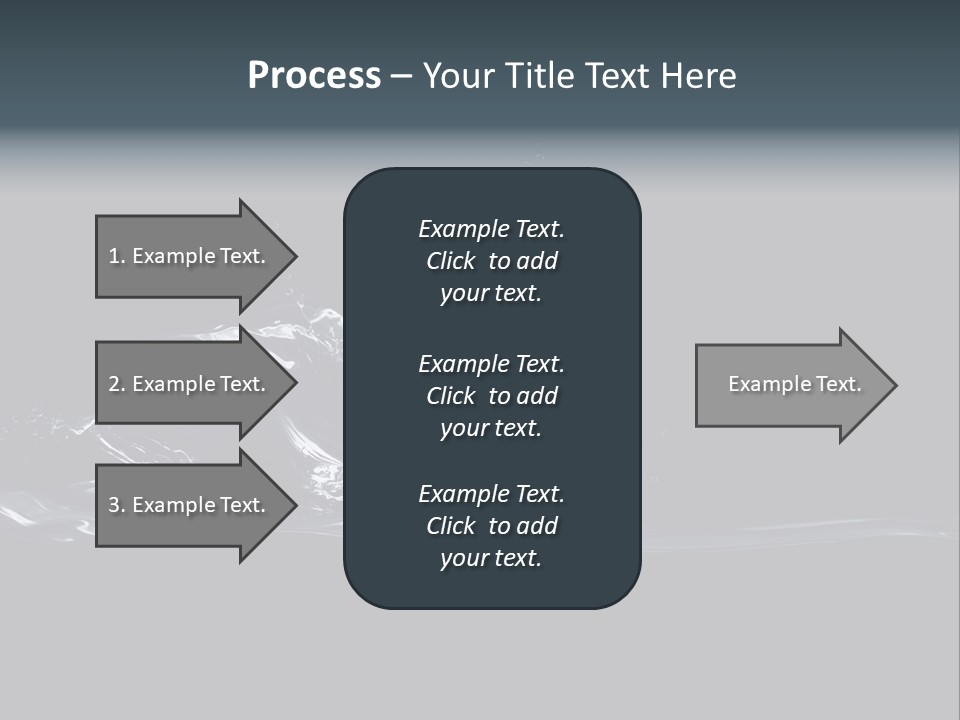 Swim Grace Wildlife PowerPoint Template