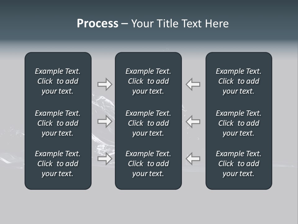 Swim Grace Wildlife PowerPoint Template