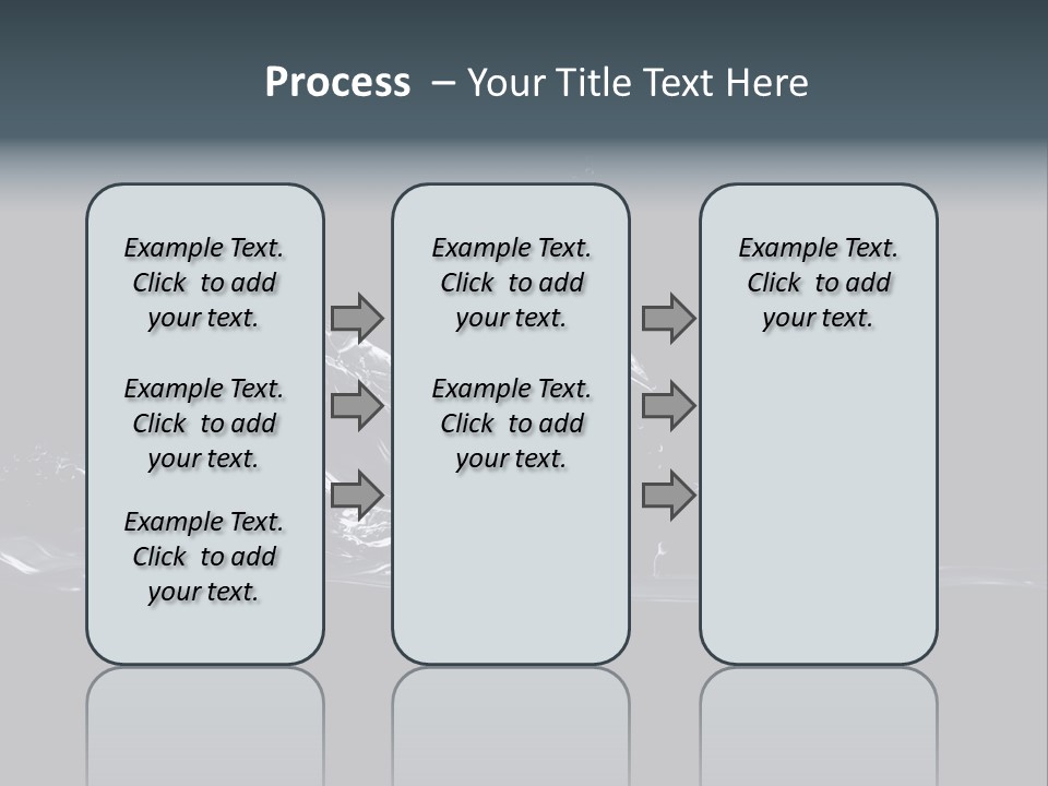 Swim Grace Wildlife PowerPoint Template