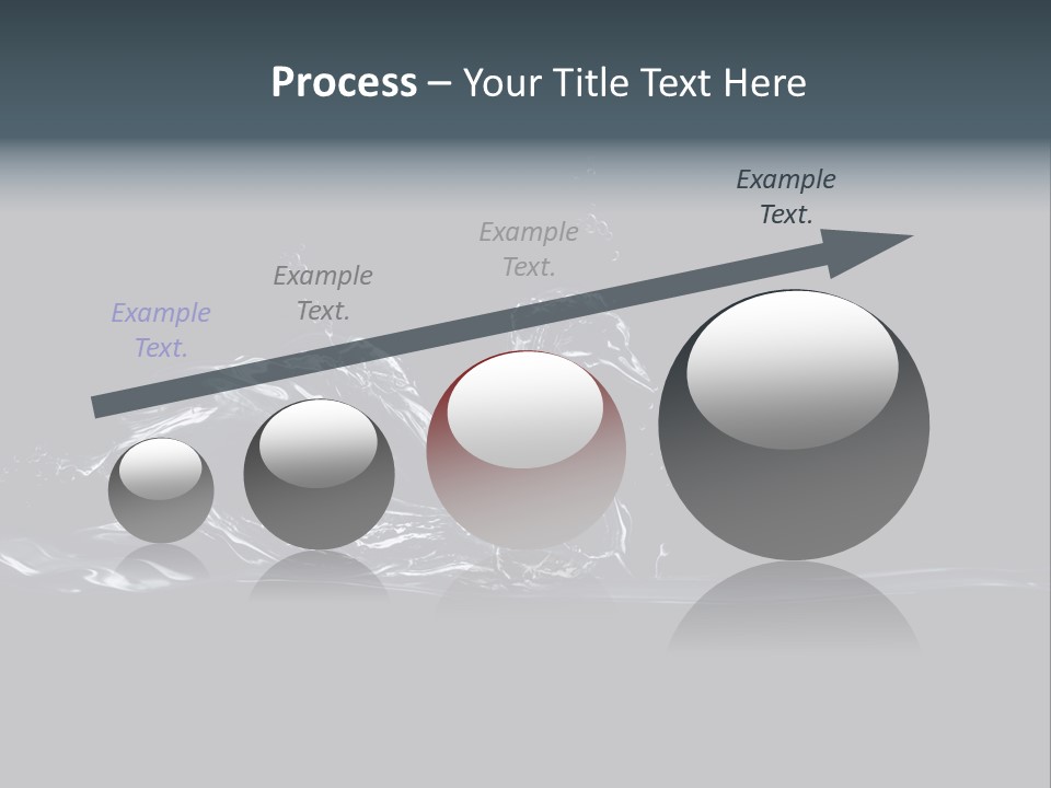 Swim Grace Wildlife PowerPoint Template