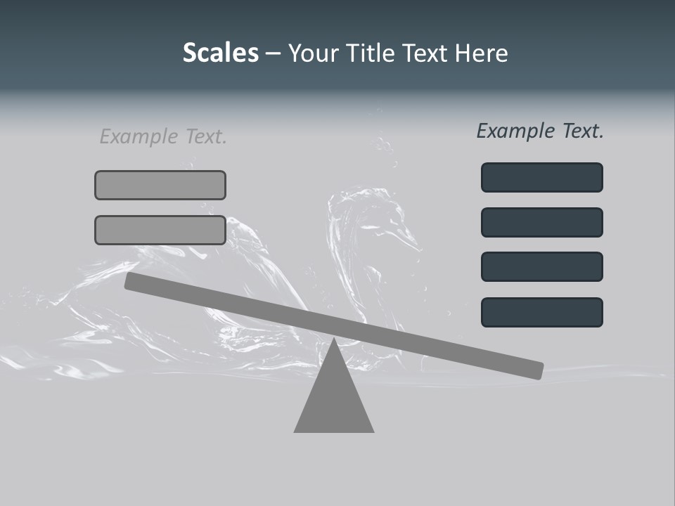 Swim Grace Wildlife PowerPoint Template