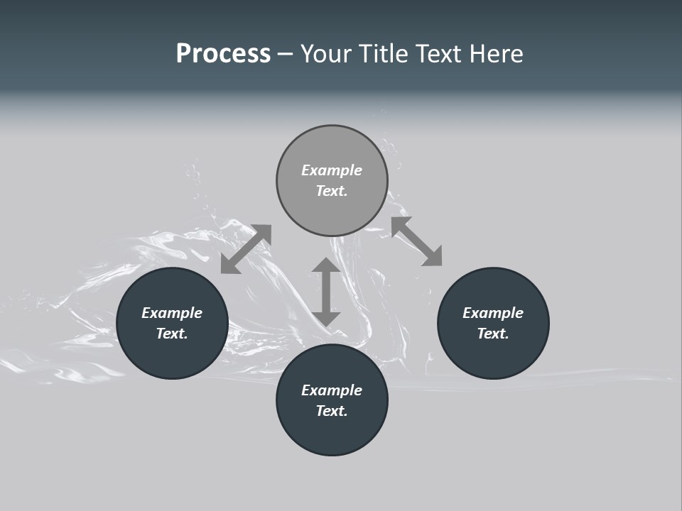 Swim Grace Wildlife PowerPoint Template