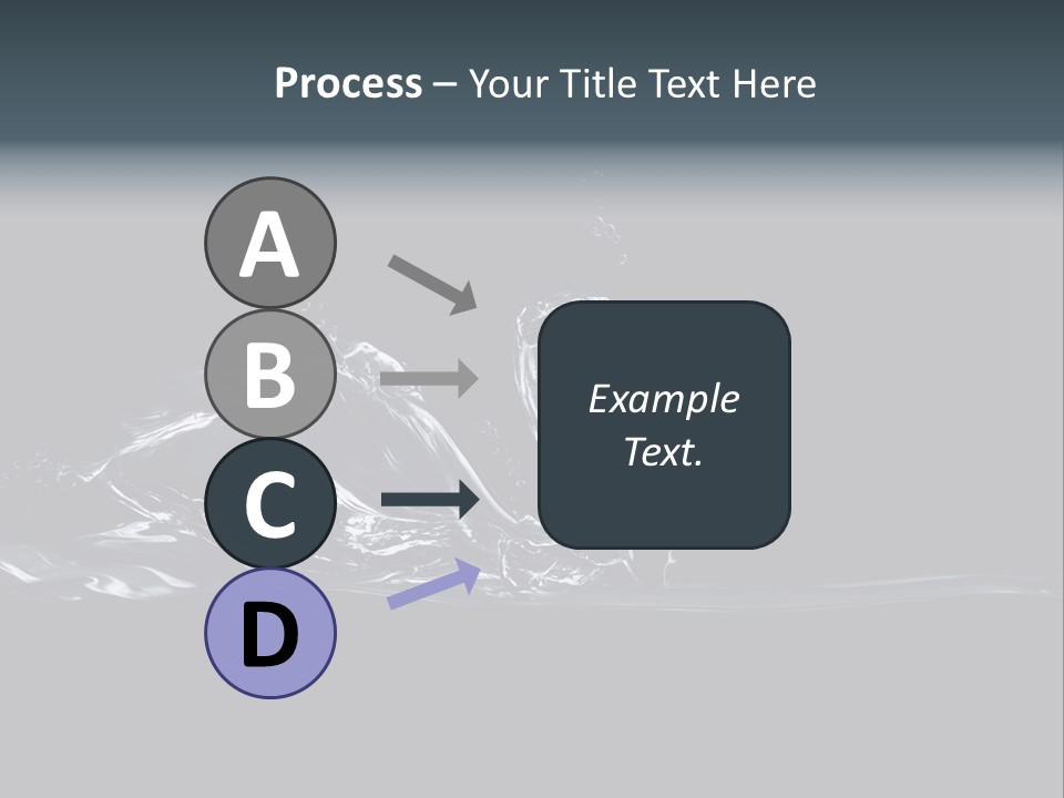 Swim Grace Wildlife PowerPoint Template