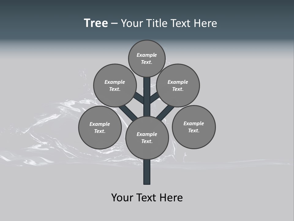 Swim Grace Wildlife PowerPoint Template