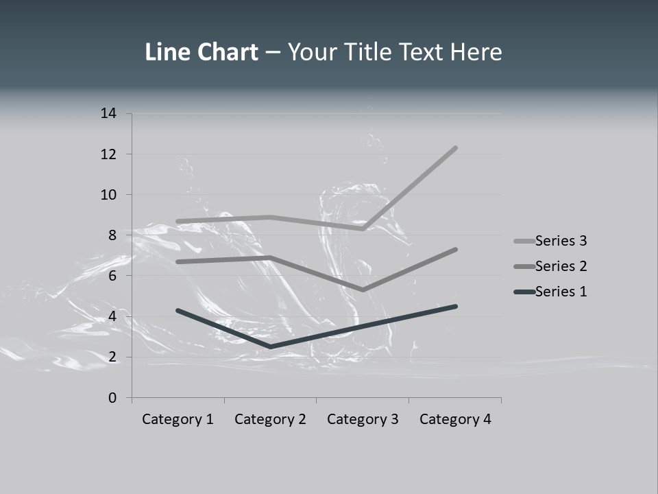 Swim Grace Wildlife PowerPoint Template