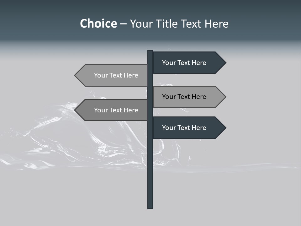 Swim Grace Wildlife PowerPoint Template