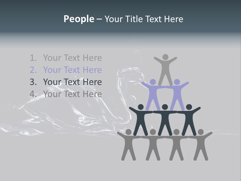 Swim Grace Wildlife PowerPoint Template