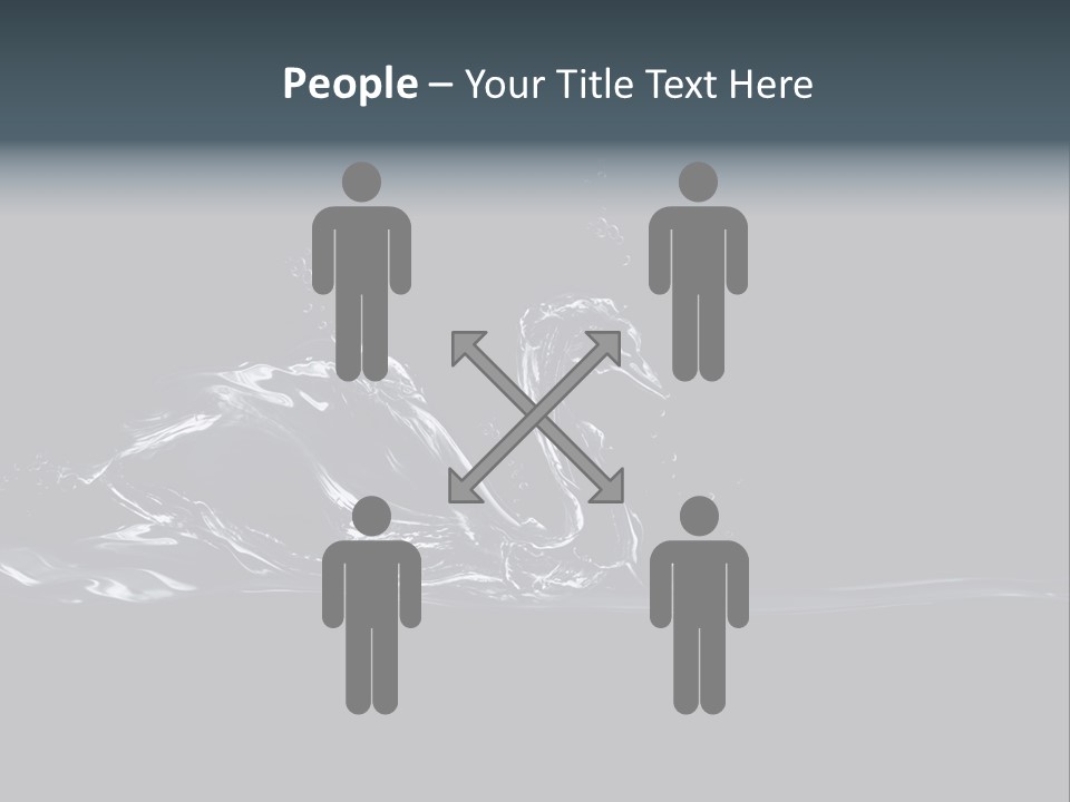 Swim Grace Wildlife PowerPoint Template