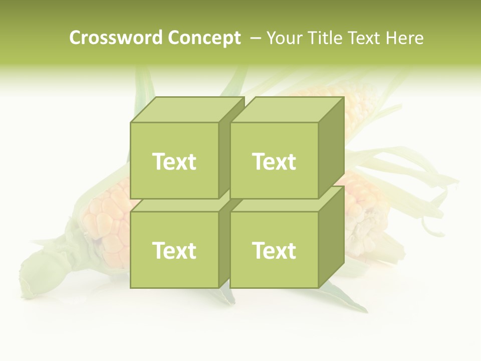 Background Fruit White PowerPoint Template