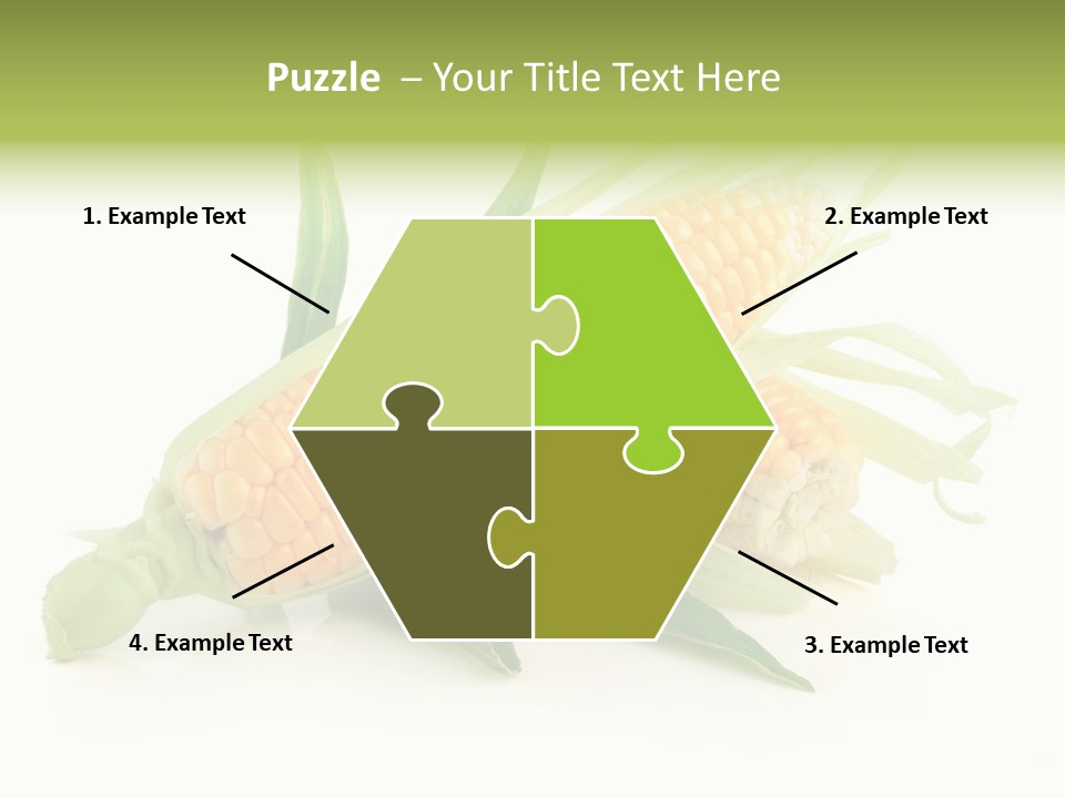 Background Fruit White PowerPoint Template