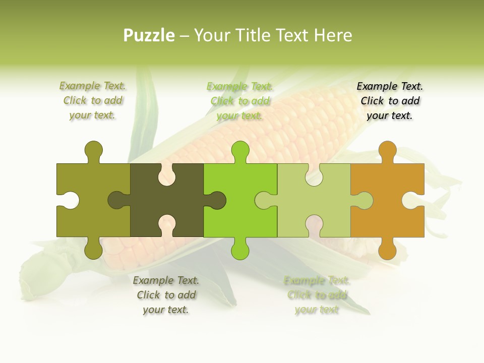 Background Fruit White PowerPoint Template