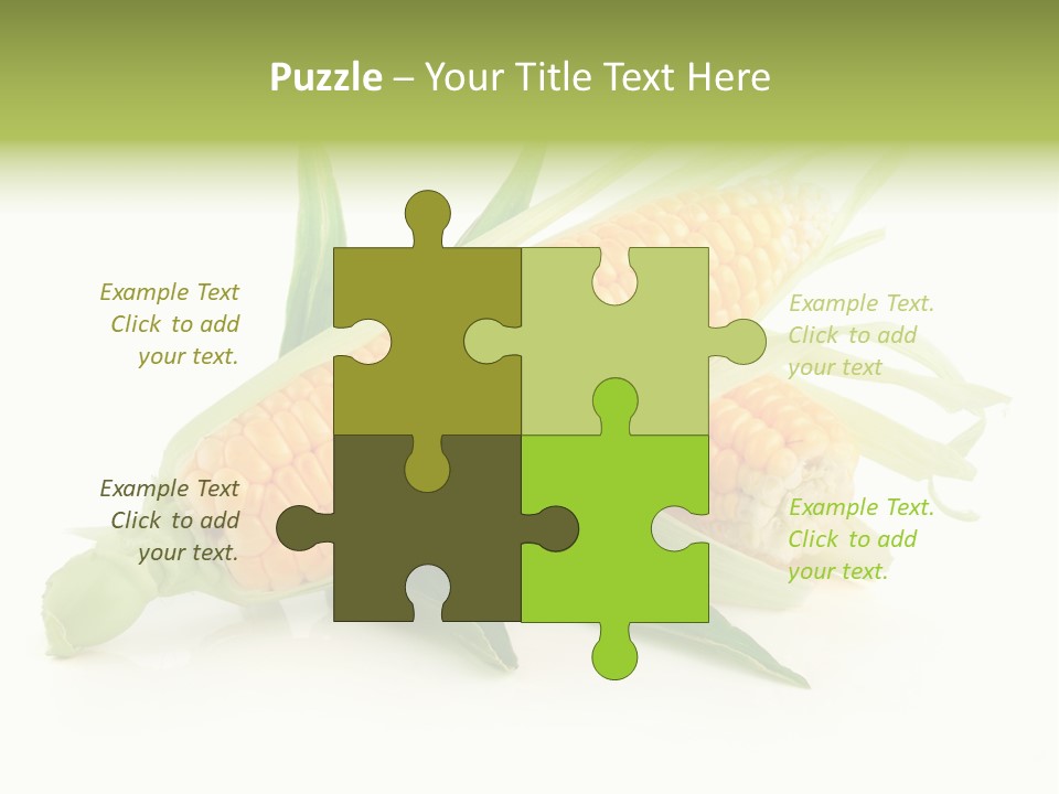 Background Fruit White PowerPoint Template