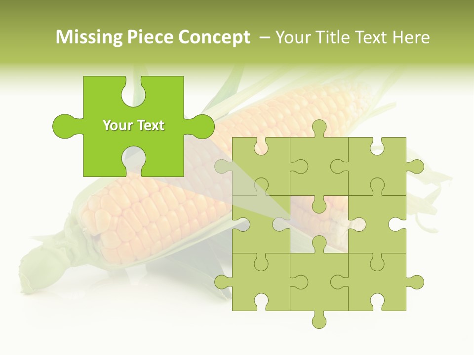 Background Fruit White PowerPoint Template