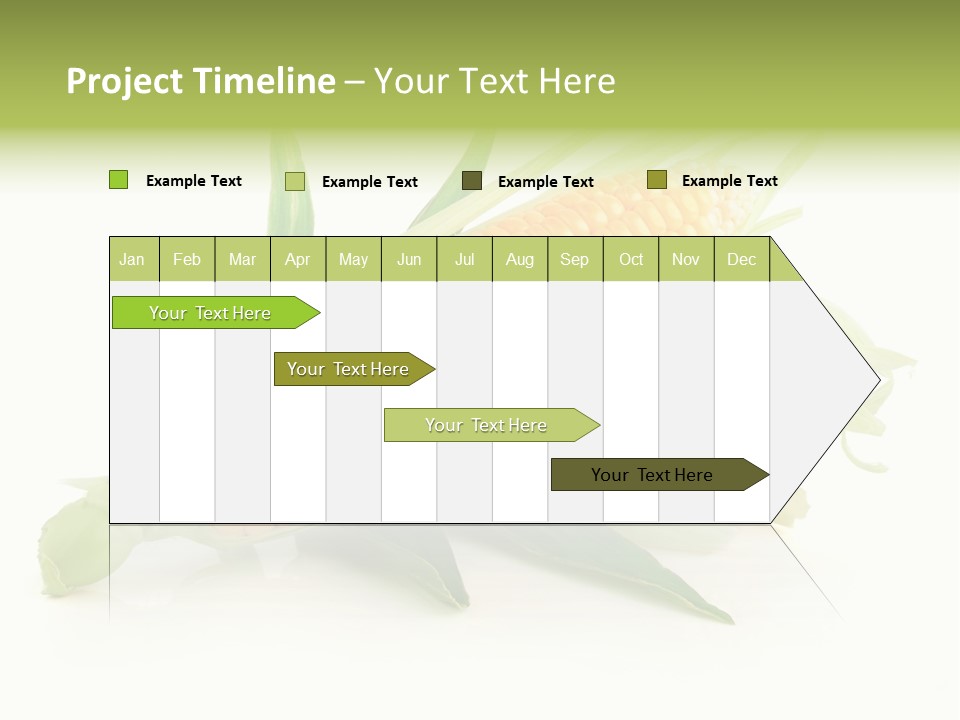 Background Fruit White PowerPoint Template