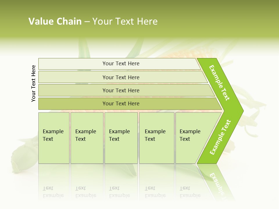 Background Fruit White PowerPoint Template