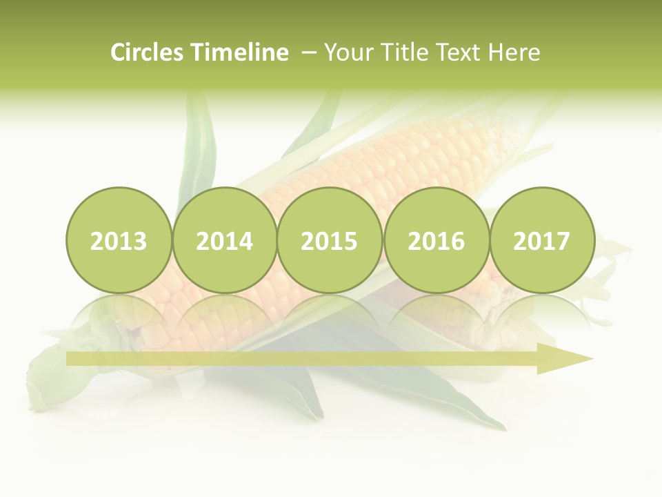 Background Fruit White PowerPoint Template