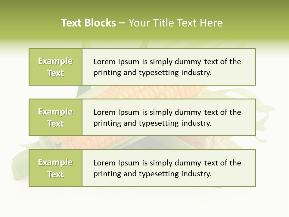 Background Fruit White PowerPoint Template