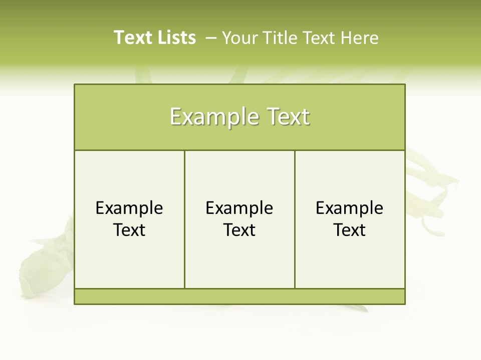 Background Fruit White PowerPoint Template