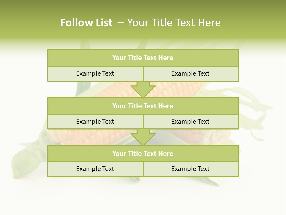 Background Fruit White PowerPoint Template
