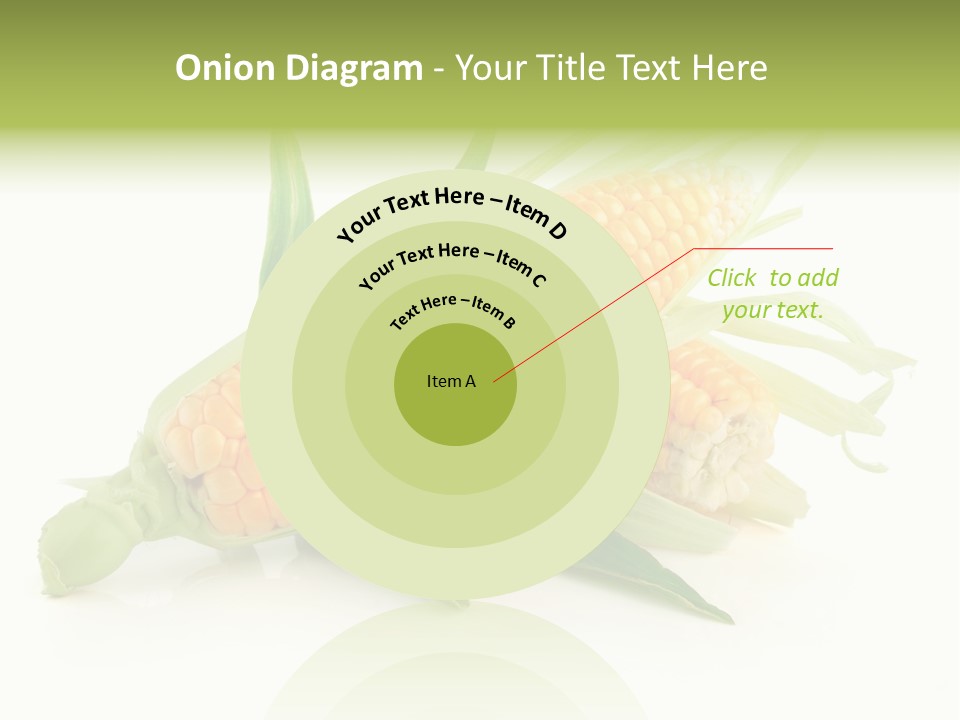 Background Fruit White PowerPoint Template