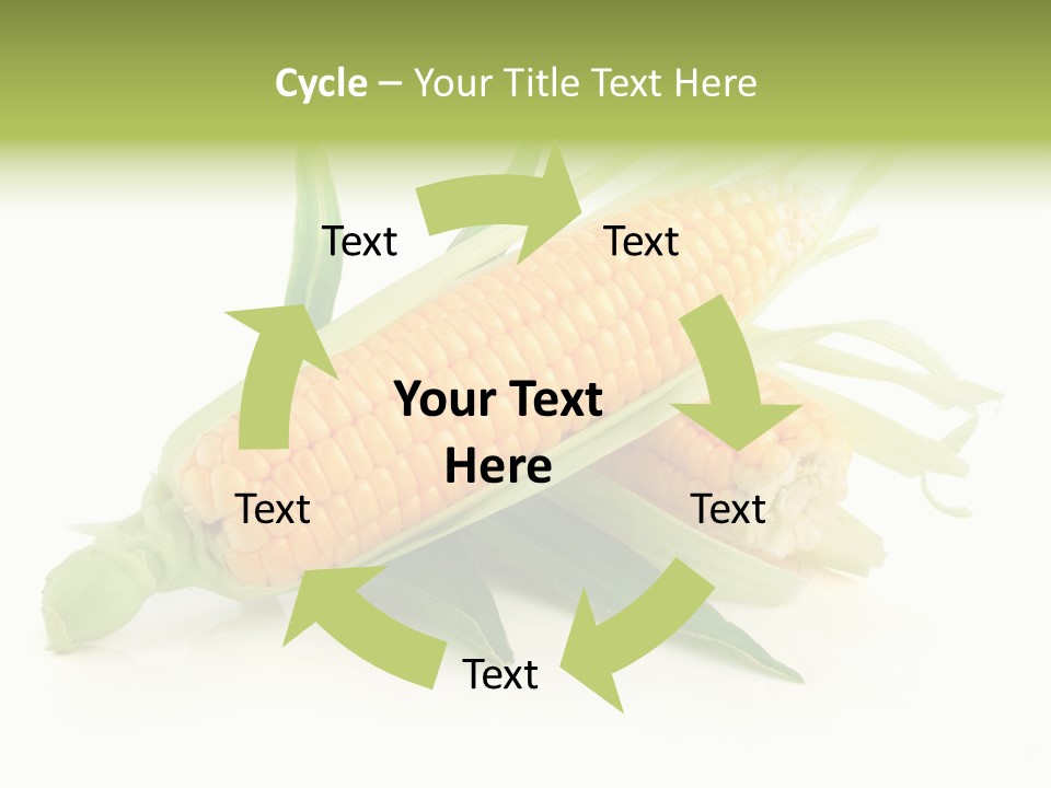 Background Fruit White PowerPoint Template