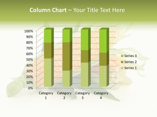 Background Fruit White PowerPoint Template