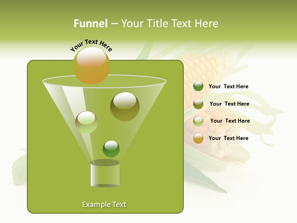 Background Fruit White PowerPoint Template