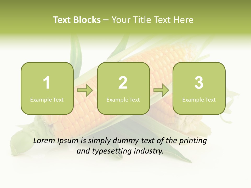 Background Fruit White PowerPoint Template