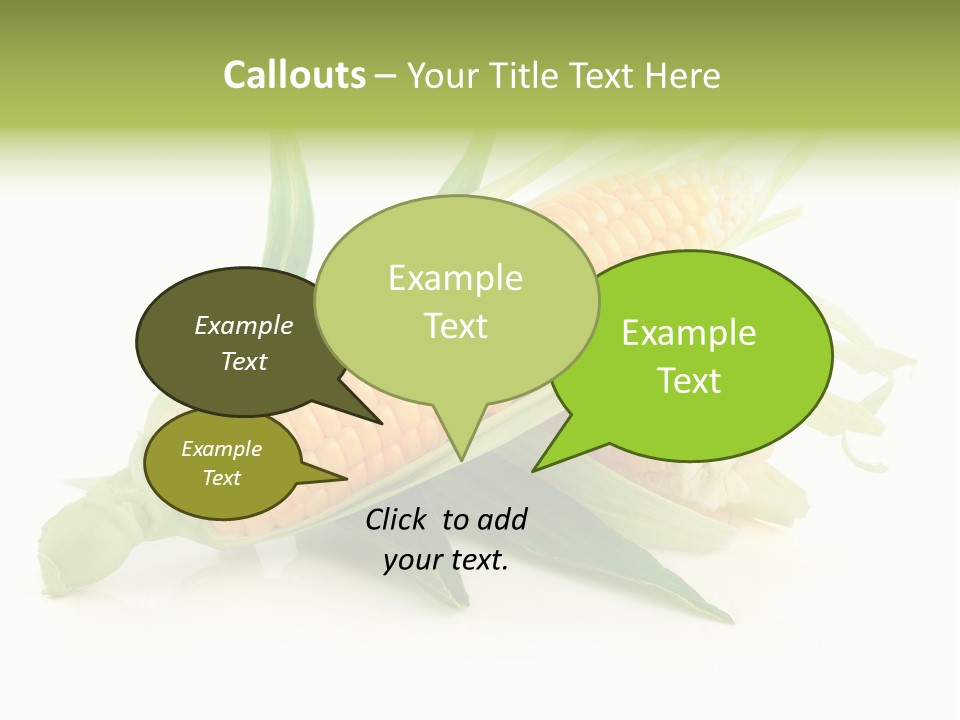 Background Fruit White PowerPoint Template