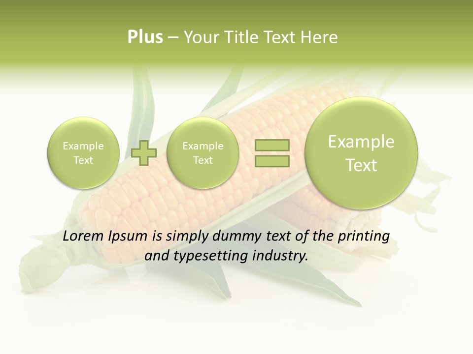 Background Fruit White PowerPoint Template