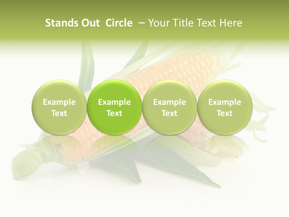 Background Fruit White PowerPoint Template