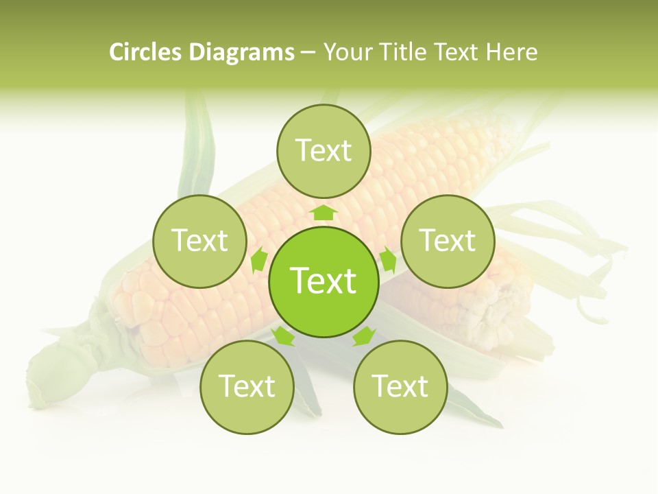 Background Fruit White PowerPoint Template