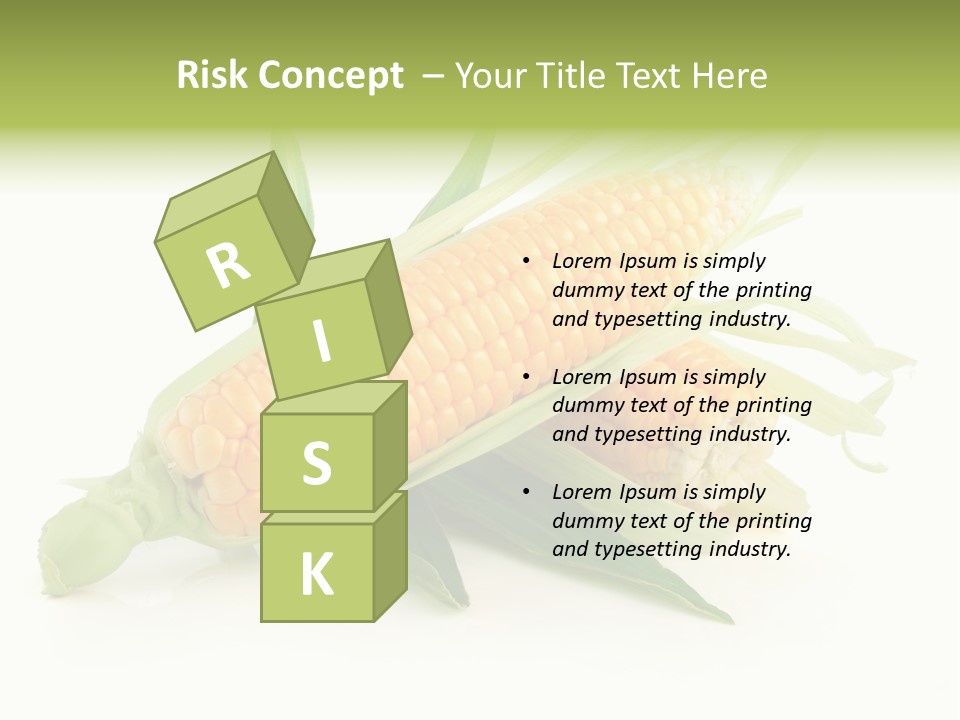 Background Fruit White PowerPoint Template