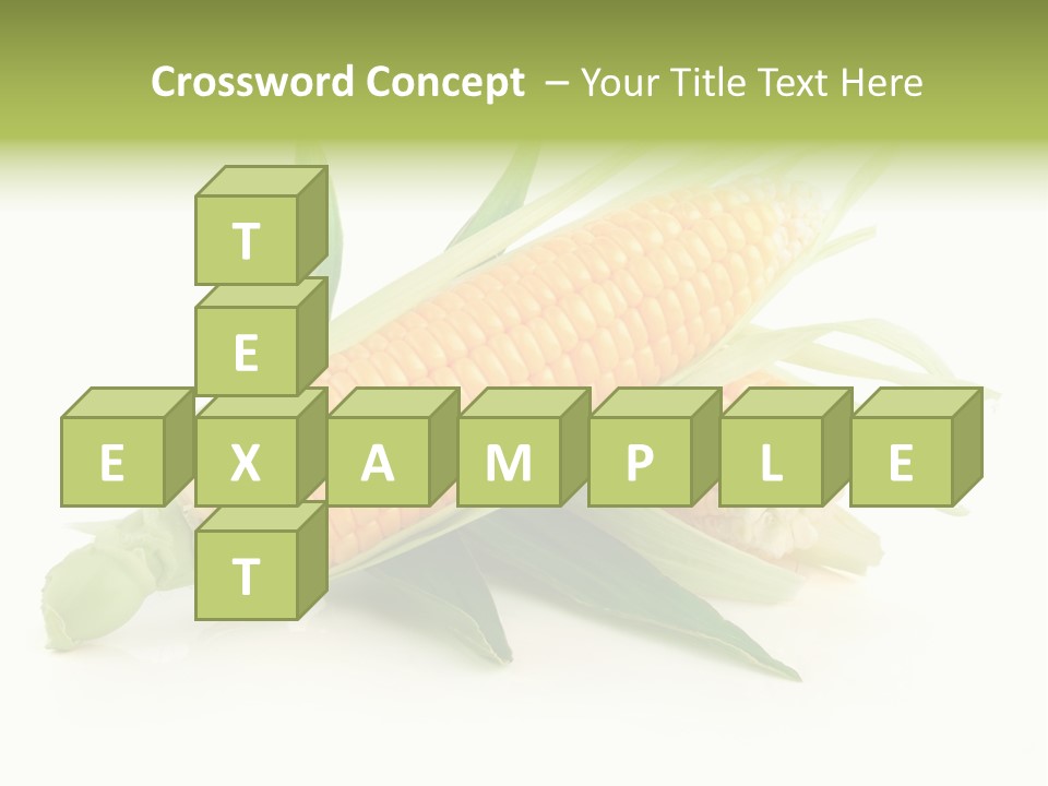 Background Fruit White PowerPoint Template