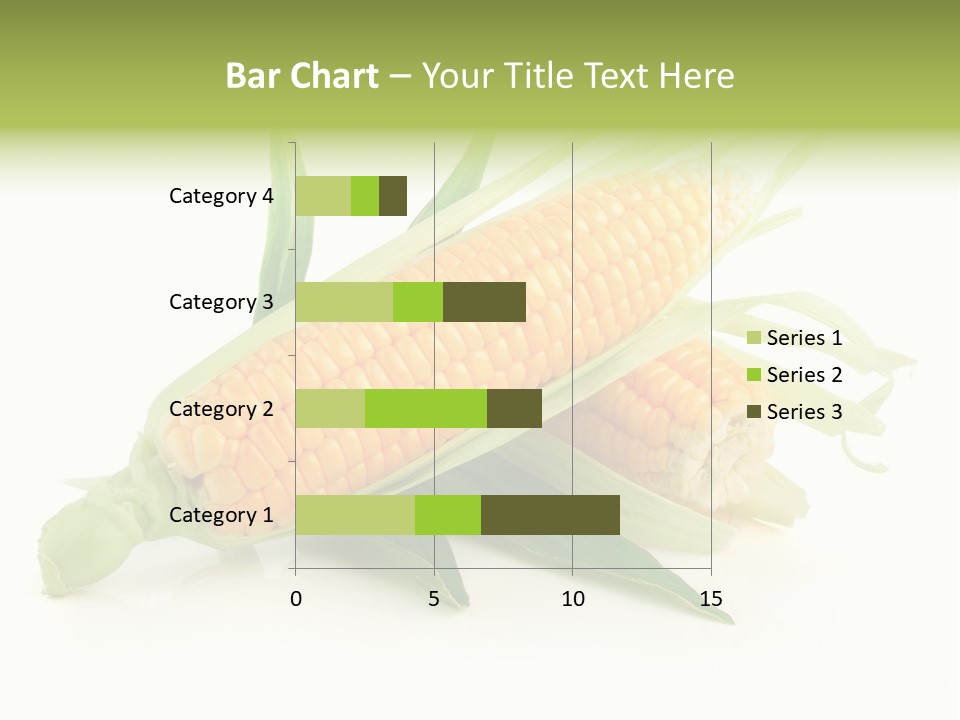 Background Fruit White PowerPoint Template