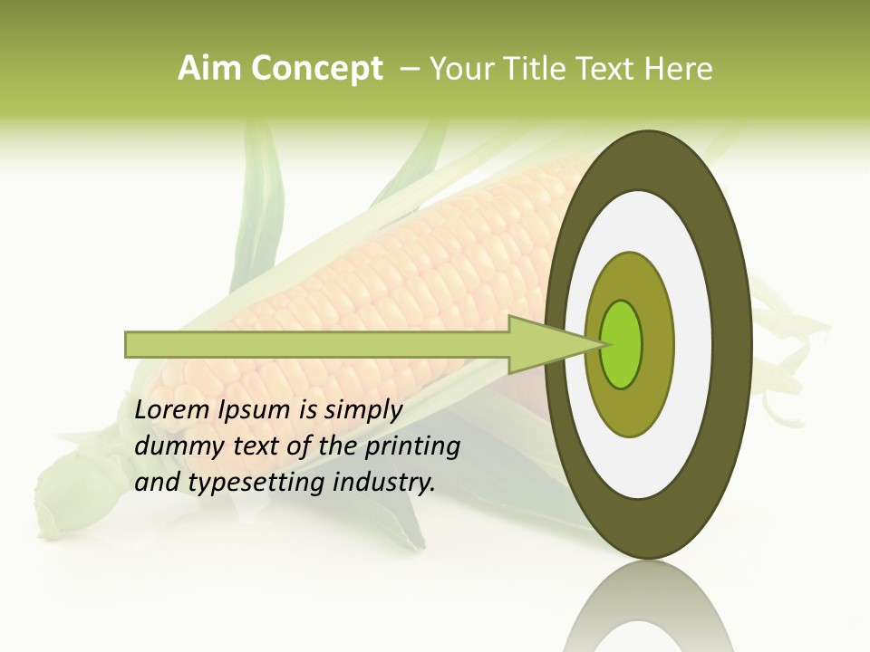 Background Fruit White PowerPoint Template