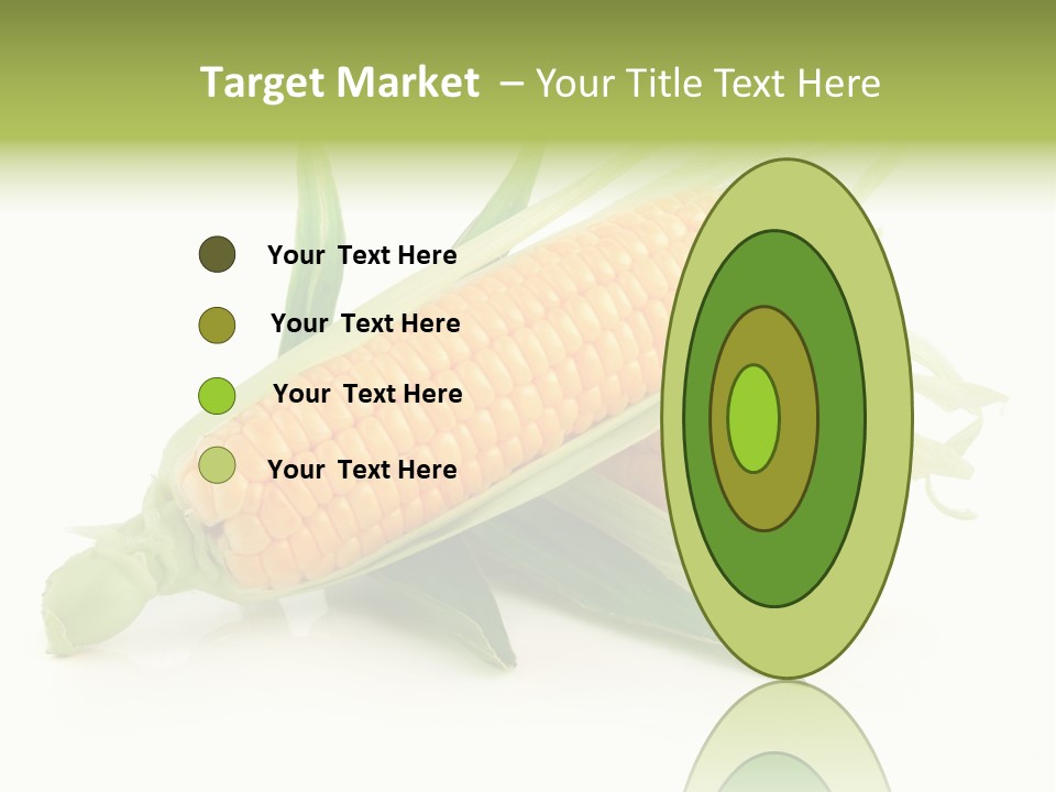 Background Fruit White PowerPoint Template