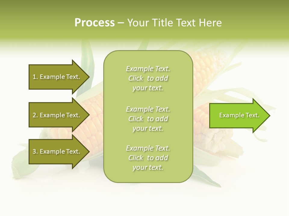 Background Fruit White PowerPoint Template