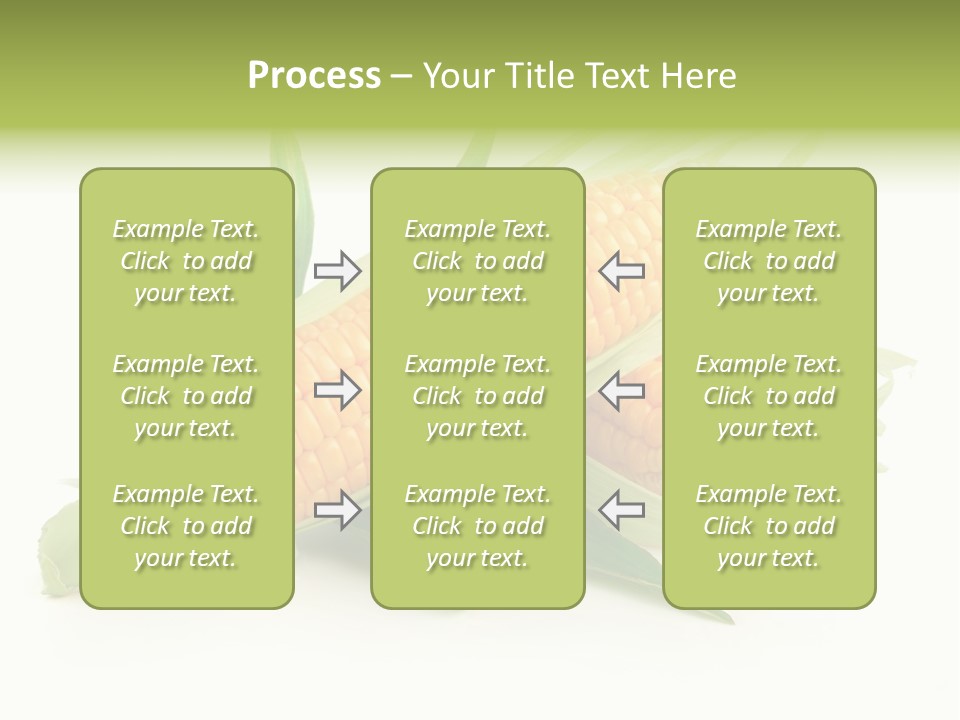 Background Fruit White PowerPoint Template