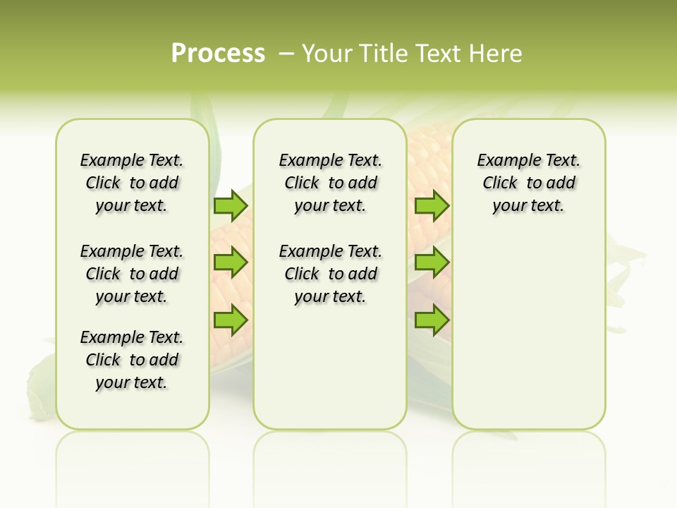 Background Fruit White PowerPoint Template